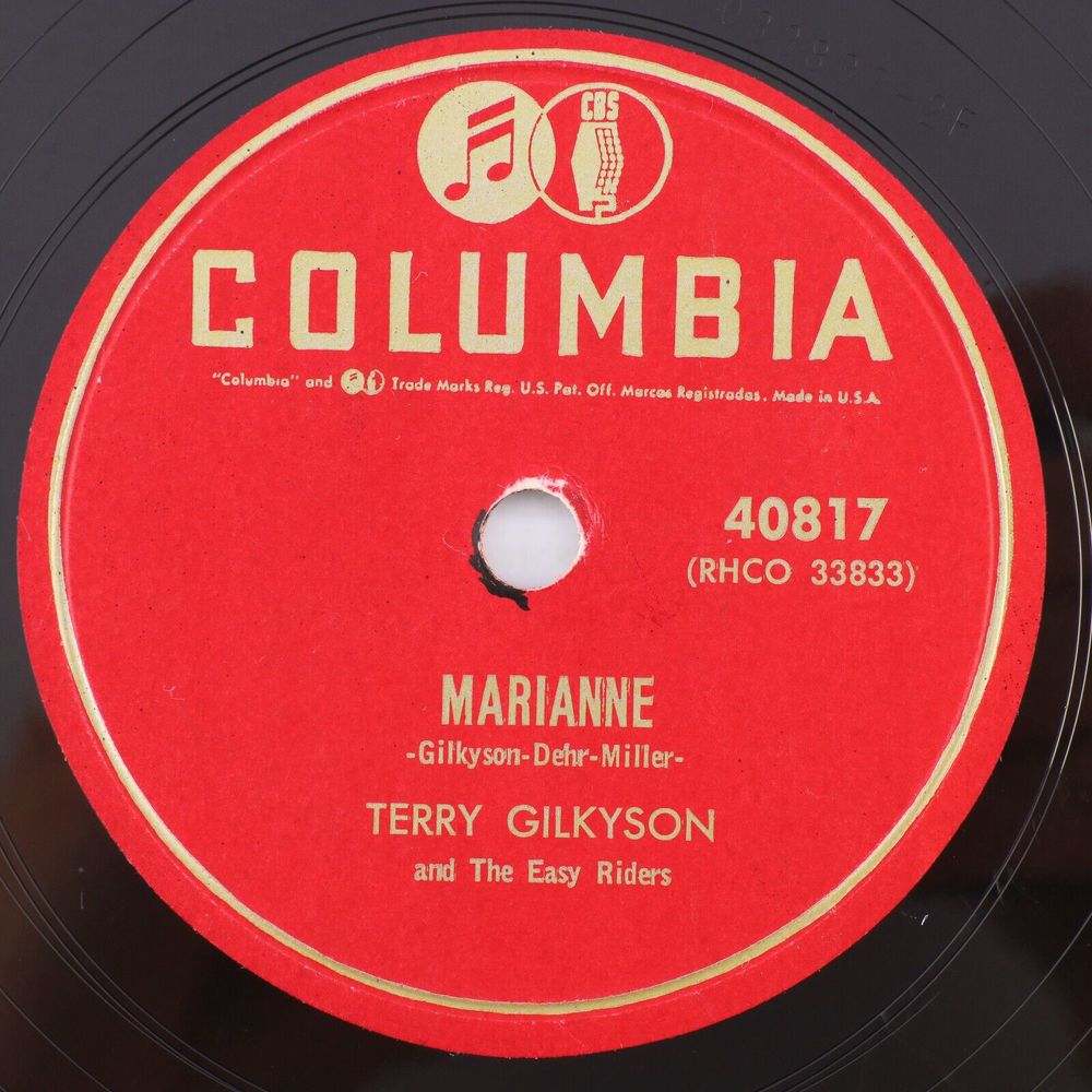 Terry Gilkyson Easy Riders Marianne/Goodbye Chiquita - 1957 78 rpm Record 40817